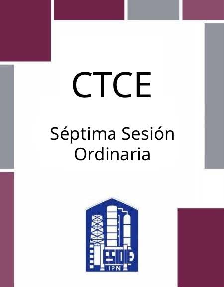 Síntesis de la Séptima Sesión Ordinaria del CTCE